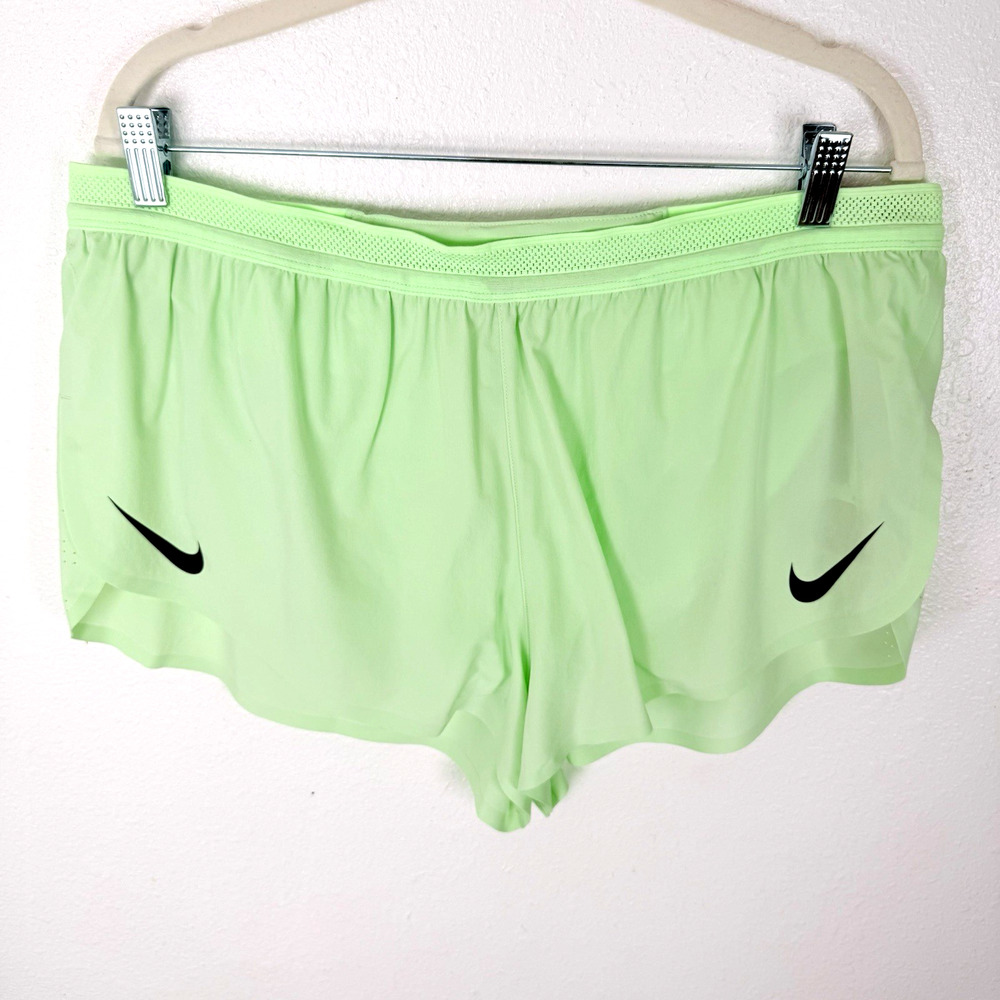 Nike AeroSwift Men's Dri-FIT ADV 2" Brief-Lined Running Short Size XL Green NWT